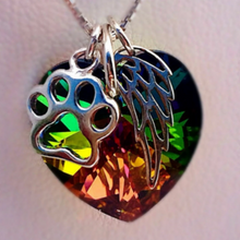 Load image into Gallery viewer, Rainbow Bridge Pet Loss Necklace