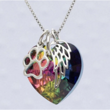 Load image into Gallery viewer, Rainbow Bridge Pet Loss Necklace