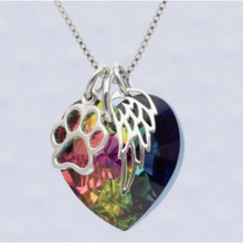 Load image into Gallery viewer, Rainbow Bridge Pet Loss Necklace
