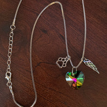 Load image into Gallery viewer, Rainbow Bridge Pet Loss Necklace
